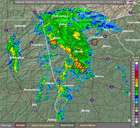 rome ga radar map.